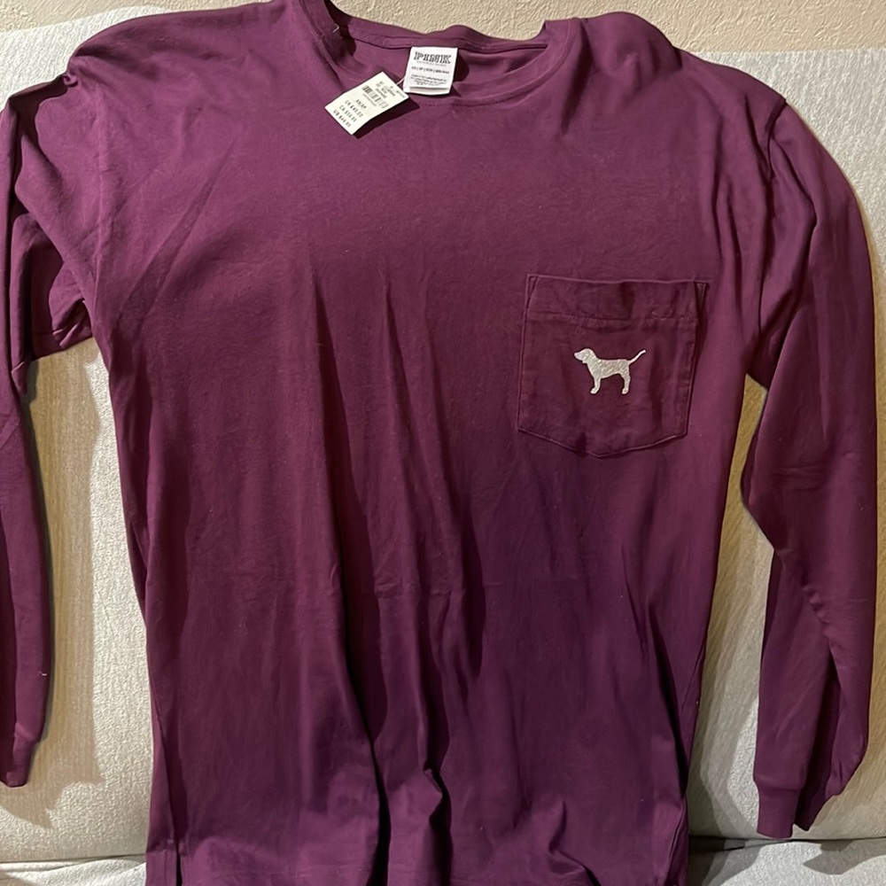Pink long sleeve shirt